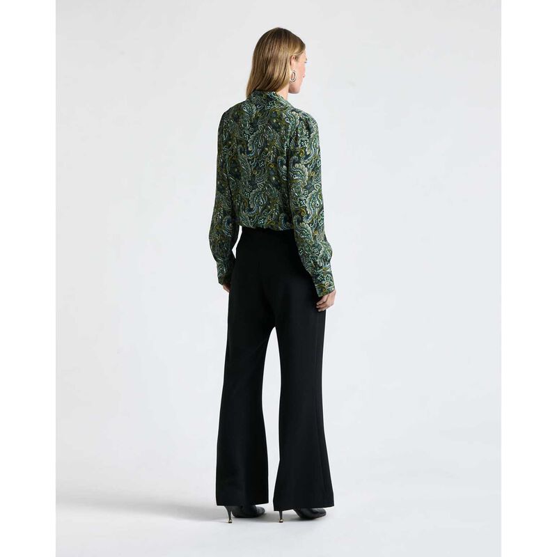 Cue Pin Tuck Detail Flared Pant image number 1